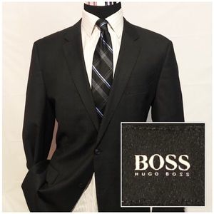 Hugo Boss Mens Wool Blazer Sports Coat SZ 44L